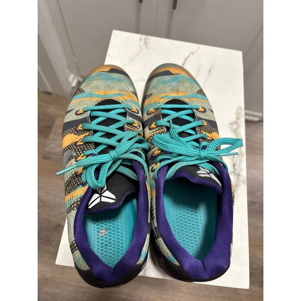 Nike Kobe 9 EM Pop Art 646701-508 Mens Size 10.5 Basketball Shoes